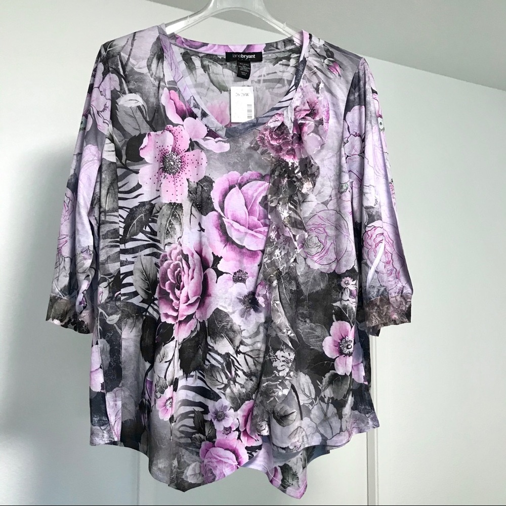 NWT 🌟 Lane Bryant short sleeve blouse